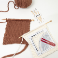 Knitting Gauge Converter Calculate Number of Stitches Rows Knitting Stable Plastic Calculator DIY Apparel Sewing Easy Install Easy to Use. 