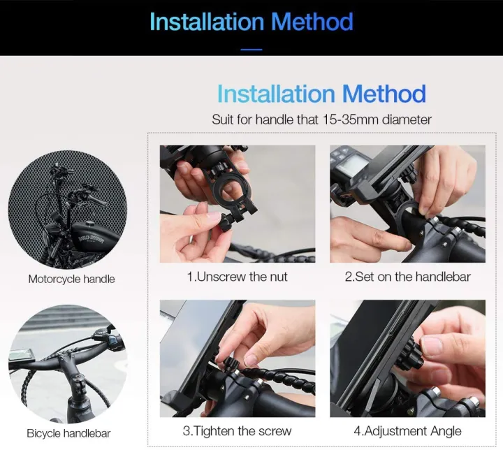 Bike%20Phone%20Mount%20Anti%20Shake%20and%20Stable%20Cradle%20Clamp%20with%20360%C2%B0%20Rotation%20Bicycle%20Phone%20Mount/Bike%20Accessories/Bike%20Phone%20Holder%20-Black%20-%20Image%203