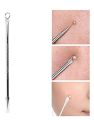Bron Stick Blackhead Remover Tool Acne Pimple Spot Extractor Pin - Silver(3pcs). 