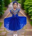 Baby Girls Fashionable Beautiful homemade party Dress ,frock For 0-12 Years Babies. 