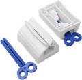 Multifunctional Toothpaste Tube Press Squeezer - Convenient Plastic Dispenser and Holder for Toothpaste in Your Bathroom.