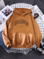 Los Angeles, United States Double Outline Women Sweatssports Warm Sweatshirt Casual Hat Rope Pullover Harajuku Hooded Sweatwears. 