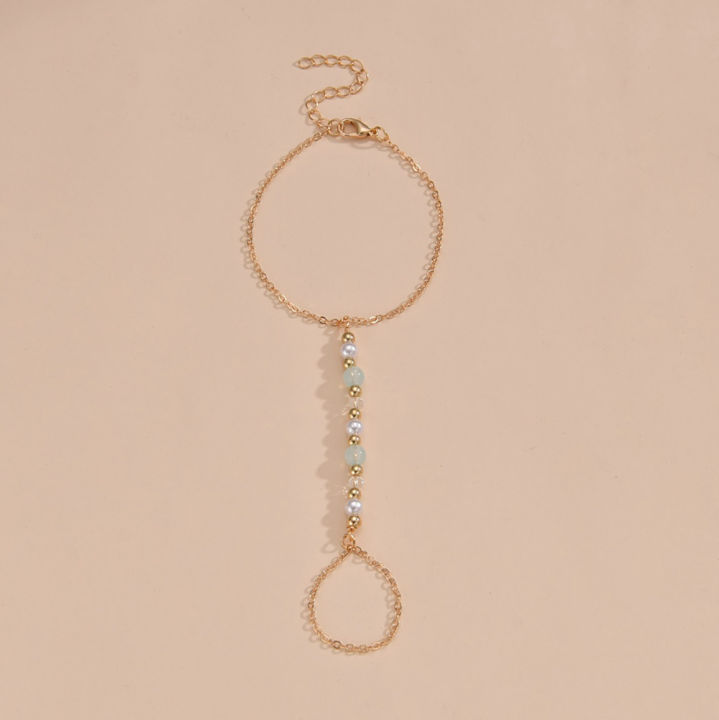 Cross-border%20personality%20Internet%20celebrity%20wind%20rice%20beads%20mixed%20and%20matched%20pearl%20finger%20bracelet%20creative%20fashion%20women's%20adjustable%20bracelet%20wholesale%20-%20Image%202
