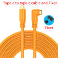 USB C type-c to type-c camera cable 3m 5m 8m for cannon EOS R RP SONY a7m3 R3 A7R4 Tethered line camera to computer.