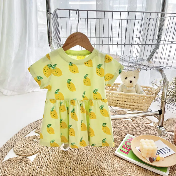 Fashion%20Summer%20Holiday%20Pattern%20Baby%20Dress%20Kids%20Girls%20Clothing%20Short%20Sleeve%20-%20Image%206