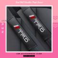 Seat belt Shoulder Pads covers Toyota TRD Logo 2pcs.