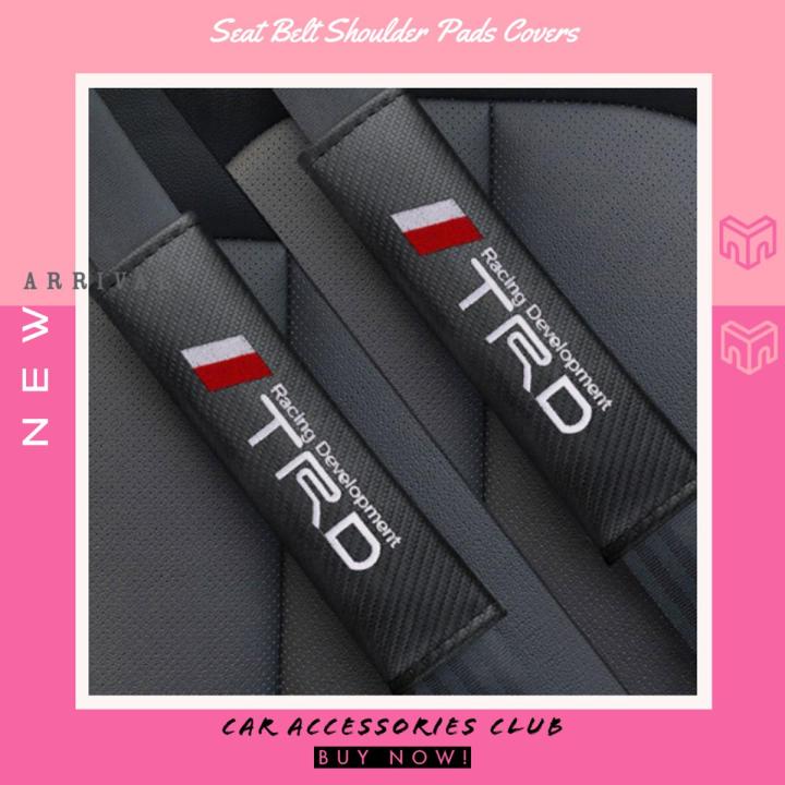 Seat%20belt%20Shoulder%20Pads%20covers%20Toyota%20TRD%20Logo%202pcs%20-%20Image%202