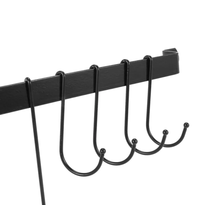 BRADOO-Coffee%20Mug%20Rack,Wall%20Mounted%20Coffee%20Cup%20Holder%20with%20Flexible%20Hooks,for%20Mugs,Teacups,Kitchen%20Utensils(16%20Inch/Black)%20-%20Image%207