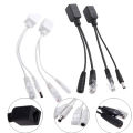 Power over Ethernet Passive PoE Adapter Injector + Splitter Kit 5v 12v. 