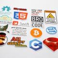 Internet Java JS Php Html Cloud Docker   Programming Language Logo Cool Stickers for Laptop Car DIY Stickers. 