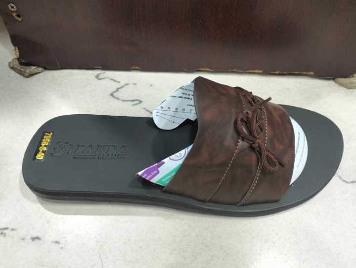 New%20Stylish%20Fashionable%20Soft%20A.T%20Leather%20Sandal%20For%20Men%20Choklate%20-%20Image%202