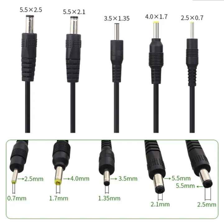 USB%20to%20DC%20Port%20Charging%20Cable%20Cord%20DC/5.5x2.1%205.5x2.5%203.5x1.35%204.0x1.7%202.5x0.7%20-%20Image%202