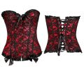 【Lejia】Women Corset Waist Trainer Underbust Steampunk Gothic Black Corsets Belt Waist Corselet. 