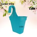 15 cm (6 inch) Grill Hanging flower tob for Balcony | Flower pots for grill hanging/railing pot - BP Grill Planter. 