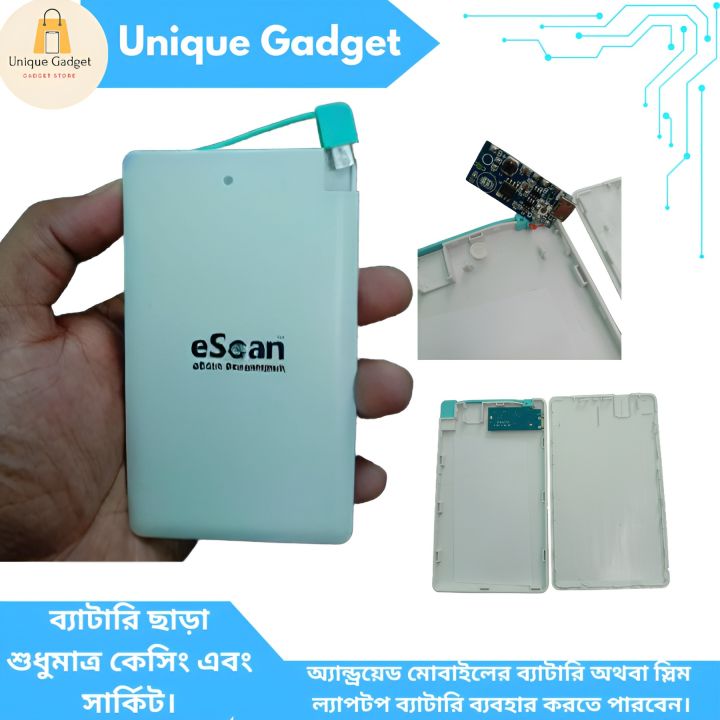 Slim Power Bank Casing with Circuit without battery