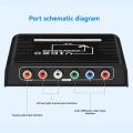 Component Ypbpr to -Compatible Converter 5- Component to HD Cable Converter Adapter with Audio for -DVD TV.