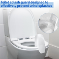 Portable Splash Guard for Toilets, Ideal for Disability Assistance and Urine Directing. 