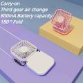 Hanging Neck Fans Mini Portable Folding USB Fans Mute Power Bank Portable Handheld Desktop Multi Function Ventilador Portátil. 