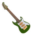 মিনিয়েচার ইলেকট্রিক গিটার ডেকোরেশন সবুজ টেকসই খাদ মিনিয়েচার ইলেকট্রিক গিটার অলঙ্কার বইয়ের আলমারির জন্য ডেস্কের জন্য উপাদেয়.