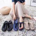 EOFK New Fashion Summer Crystal Diamond Gem Women Flip Flops Flat Platform Slippers Lady.