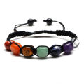 7 Chakra Bracelets Reiki Natural Stone Braided Bracelet Men Women Natural Crystal Healing Anxiety Jewellery Adjustable Rope.