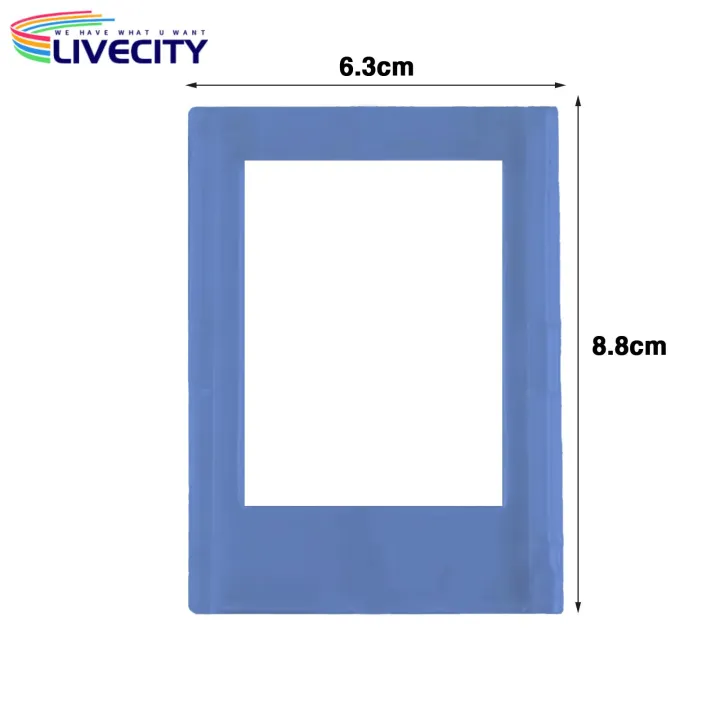 3-inch Photo Frame 3 Inch Magnetic Acrylic Picture Frame Photo Display ...
