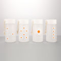 500Ml Small Daisy Transparent Plastic Water Bottles Water Bottle Portable Travel - water bottle. 