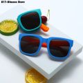 2023 Children's Folding Sunglasses Baby Bicolor Eyeglasses Summer Travel for Boys and Girls Солнцезащитные очки.