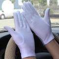 Woman Gloves For Summer Sunscreen Driving Gloves Female Thin Cotton Sweet Solid Color Non-Slip Touchscreen Breathable Conbo. 