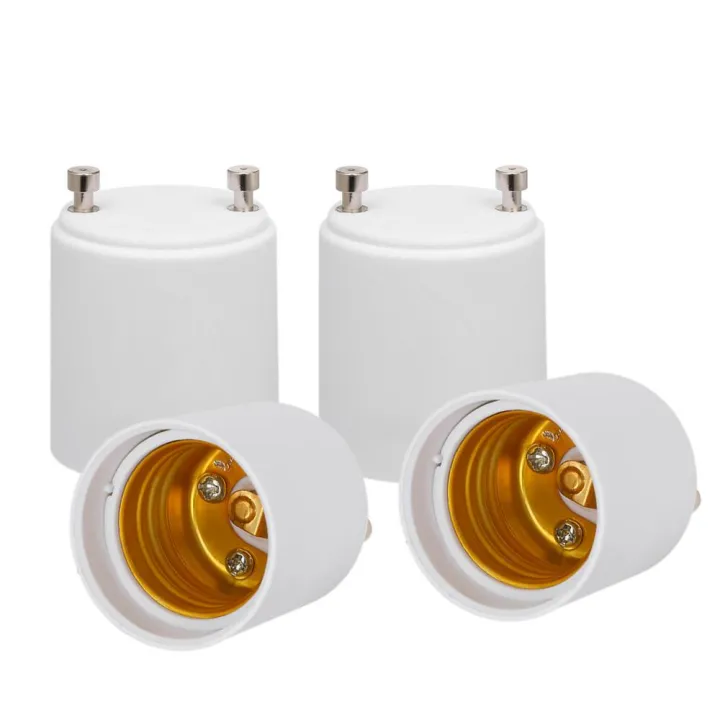 Migeet%204%20Pcs%20GU24%20to%20E26%20E27%20Adapter%20LEDs%20Light%20Bulb%20Holder%20Socket%20Converter%20PBT%20Fireproof%20Material%20GU24%20Pin%20Base%20Fixture%20to%20E26%20E27%20Standard%20Screw-in%20Socket%20-%20Image%202