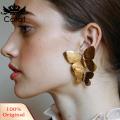 Carat Butterfly Hook Earrings Delicate Decorative Fashion Earrings. 