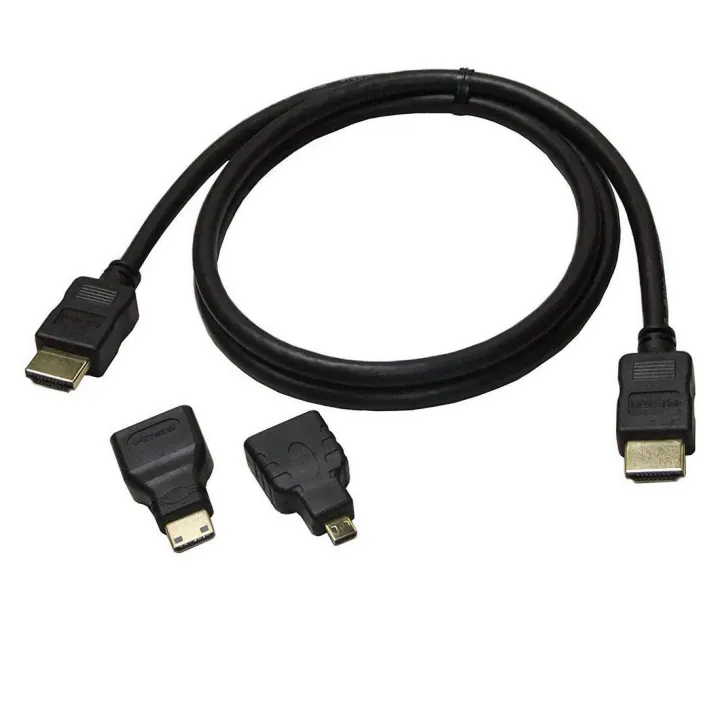 Adapter%20+%20HDMI%20Adapter%20HDMI%20Female%20to%20Micro/Mini%20Male%20(3%20Pcs%20Set)%20Android%20Cable%20Adapter%20Set%20Micro%20USB%20OTG%20to%20USB%202.0%20(1.5m/5FT)%20-%20Image%202