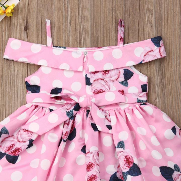 Baby%20Girl%20Floral%20Clothes%20Newborn%20Ruffle%20Short%20Sleeve%20Dress%20-%20Image%205