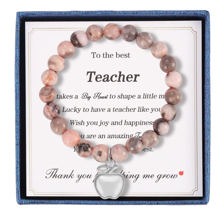 Apple%20Pendant%20Bracelet%20Teacher's%20Day%20Gift%20Bracelet%20Teacher%20Pink%20Zebra%20Amethyst%20Bracelet%20Teacher's%20Day%20Bracelet%20-%20Image%202