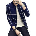 Stripe Stylish Winter Jacket for Men - Navy.