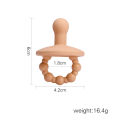 Edible Silicon Smiling Face Pacifier Anti-Flatulence Super Soft Simulation Nipple Happy Bite Sleepy Nipple. 