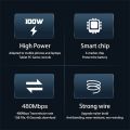 CASIFY CC05 QC 4.0 100W USB C to Type C Fast Charging Cable PD Cable Type C To Type C Fast Charging Cable 100W Cable Fast Charging Braided Cable. 