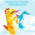 Fun Boxing Animal Tumbler Wrestler Cartoon Play Inflatable Toy. 