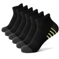 6 Cotton Man and Women Socks Sports Solid Color Male's Short Sock Cycling Breathable Mesh Ankle Summer Running Socks. 