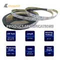 Full Set 5V USB RGB Strip Lights + Controller IR 24-Key Wireless Remote Control 1/2/3/4/5 M 60LEDs/M 2835 SMD LED Flexible Tape. 