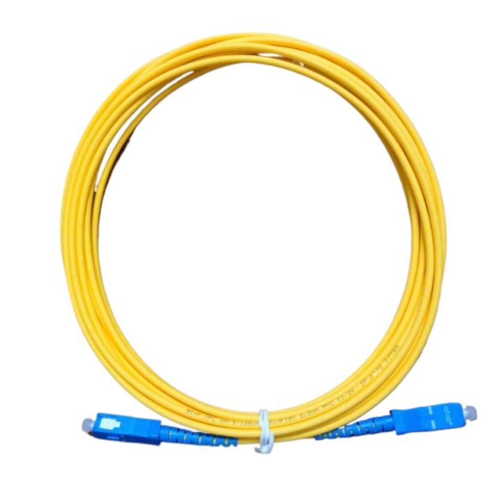 Optical Fiber Cables 5 Meter SC / UPC-SC / UPC-SM SX-3mm PVC 3.0mm Optical Fiber Cables Patch Cord Cable
