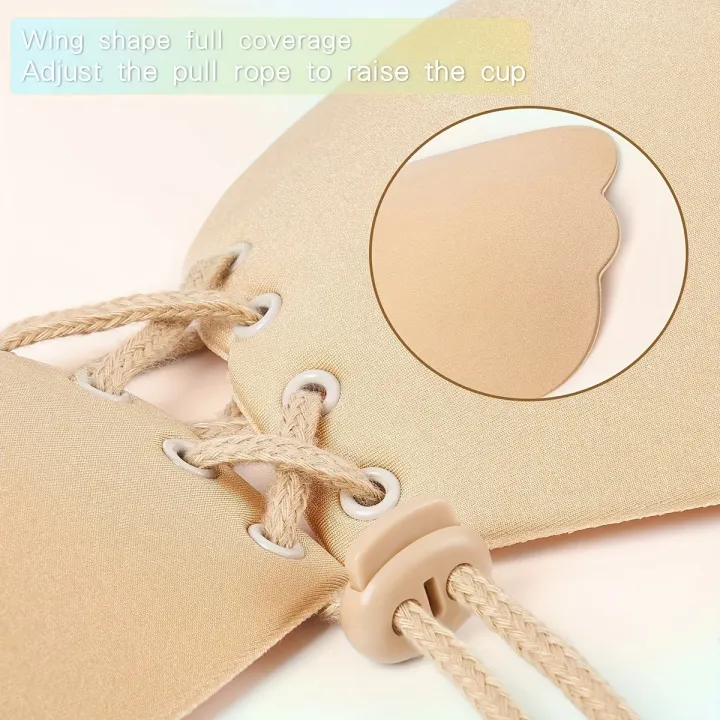 1Pcs%20Push%20Up%20Adhesive%20Bra%20for%20Women%20Strapless%20Invisible%20Bra%20Gathered%20Breast%20Stickers%20-%20Image%205