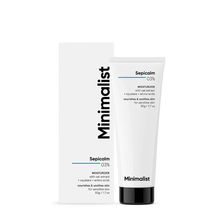 Minimalist 3% Sepicalm With Oats Face Moisturizer for Sensitives Skin Lightweight