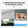 【Special offer】 BLALION Car Sun Visor Makeup Rechargeable Sensor Cosmetic Large Screen Fill Light Car Vanity Interior.