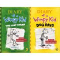 Diary of a Wimpy Kid: 2 Book Set (3 & 4) - The Last Straw + The Ugly Truth. 