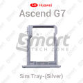 For Huawei Ascend G7 Sim Tray Micro SD Card Slot with Sim Ejector Pin Replacement Parts. 