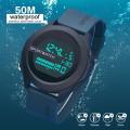 POSHI New Sport Watch Ins Electronic Watch Man Digital Outdoor LED Waterproof Wrist Watch For Men 24-hour Indication,Alarm. 