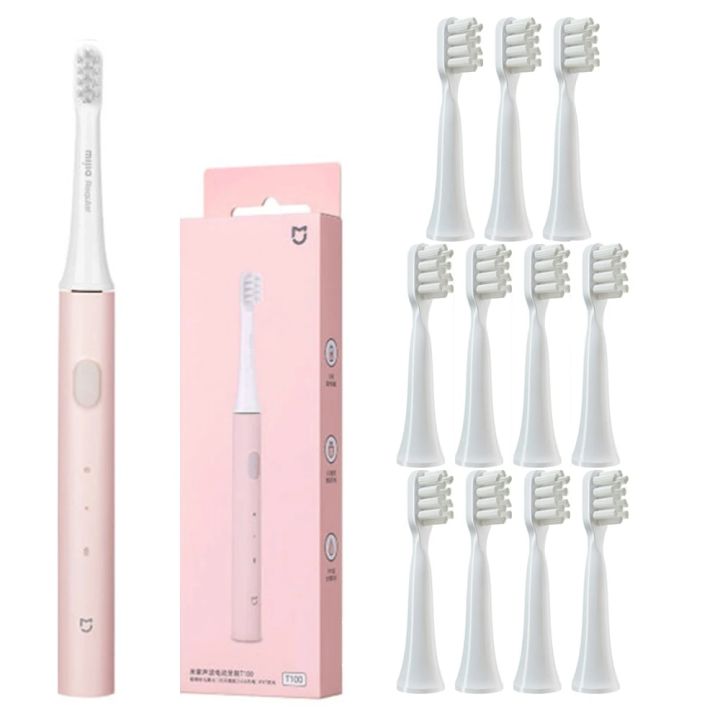 XIAOMI MIJIA T100 Sonic Electric Toothbrush Original Teeth Whitening Ultrasonic Vibrating IPX7 USB Charging Smart Toothbrushes