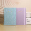 2025 Planner Management Portable Leather Notebook A5 Cover Diary for Office Student Personal Travel Professional. 