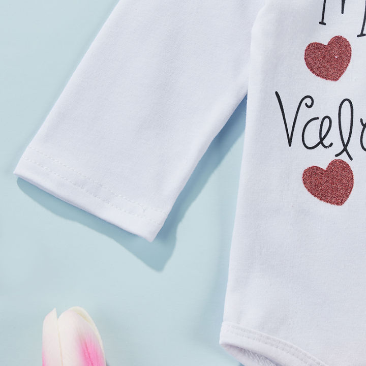 Ma&Baby%203%20Pieces%20Baby%20Suit%20Set,%20Letter%20Print%20Round%20Neck%20Long%20Sleeve%20Romper+%20Tiered%20Skirt+%20Headband,%20White%20Red,%200-24%20Months%20-%20Image%207